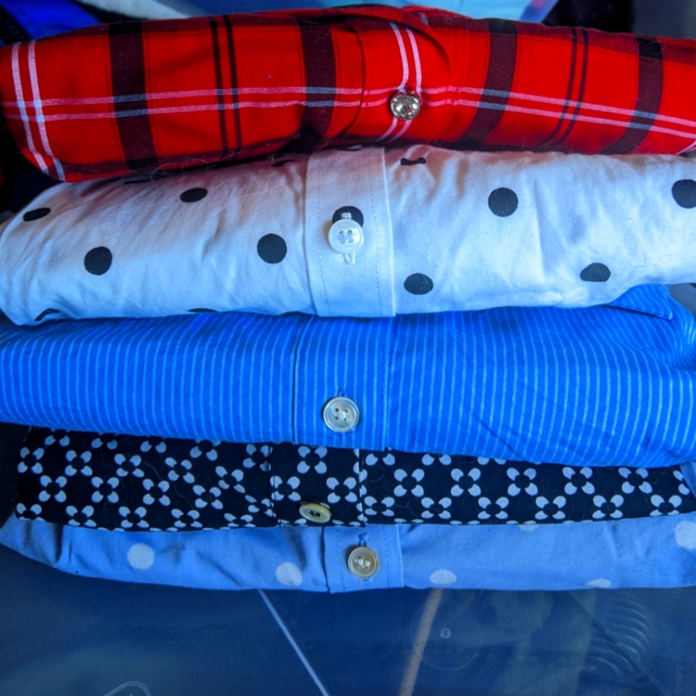 Talbots non iron blouses button up shirts